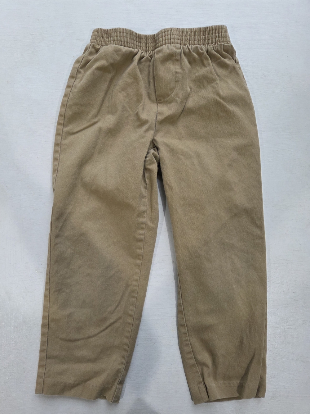 Izod Tan Elastic Waist Kids Pants